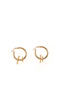 Rosita hoops small With rings